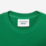 חולצת טריקו כותנה פיקה לוגו של lacoste x awake ny DZ4D0D892 ירוק מי גברים - Image 3