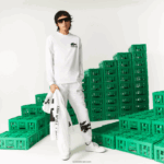 חולצת טריקו מכותנה אורגנית של lacoste x minecraft DZ4D0D939 לבן 001 גברים - Image 2