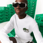 חולצת טריקו מכותנה אורגנית של lacoste x minecraft DZ4D0D939 לבן 001 גברים - Image 4
