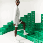חולצת טריקו מכותנה אורגנית של lacoste x minecraft DZ4D0D939 לבן 001 גברים - Image 9