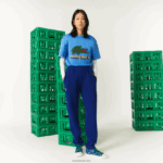 מכנסי ג'וגינג של lacoste x minecraft מכותנה אורגנית DZ4D0D1174 כחול bdm גברים - Image 6
