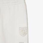 מכנסי טרנינג של lacoste x goop כותנה DZ4D0D2665 לבן 70V נשים - Image 2