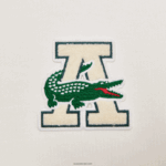 סווטשירט כותנה בלוק צבעוני של lacoste x awake ny DZ4D0D1183 לבן בורדו nfb גברים - Image 3