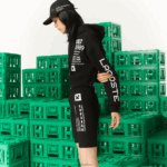 קפוצ'ון צמר אוברסייז של lacoste x minecraft DZ4D0D2585 שחור 031 נשים - Image 2