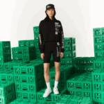 קפוצ'ון צמר אוברסייז של lacoste x minecraft DZ4D0D2585 שחור 031 נשים