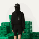קפוצ'ון צמר אוברסייז של lacoste x minecraft DZ4D0D2585 שחור 031 נשים - Image 3