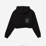 קפוצ'ון צמר אוברסייז של lacoste x minecraft DZ4D0D2585 שחור 031 נשים - Image 6