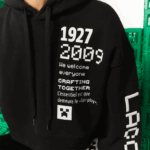קפוצ'ון צמר אוברסייז של lacoste x minecraft DZ4D0D2585 שחור 031 נשים - Image 9