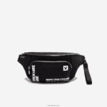תיק מותן קל משקל ניילון עם רוכסן של lacoste x minecraft DZ4D0D2849 minecraft noir blanc k00 נשים - Image 2