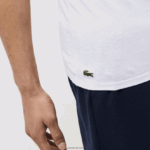 Lacoste 3 חבילות של חולצות טי פשוטות DZ4D0D1345 לבן 001 גברים - Image 7