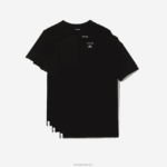 Lacoste 3 חבילות של חולצות טי פשוטות DZ4D0D1346 שחור 031 גברים - Image 3