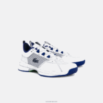 Lacoste ag-lt21 נעלי טניס טקסטיל וסינטטיות DZ4D0D1865 לבן/כחול 080 גברים - Image 2