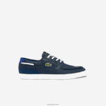 Lacoste bayliss נעלי עור ונעלי סירה סינתטיות DZ4D0D1803 נייבי ולבן 092 גברים