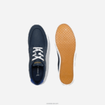 Lacoste bayliss נעלי עור ונעלי סירה סינתטיות DZ4D0D1803 נייבי ולבן 092 גברים - Image 3