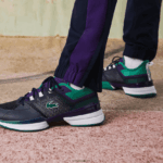 Lacoste אימונית טניס בהדפס תנין ספורטיבית DZ4D0D1145 כחול כהה ירוק סגול לבן xsb גברים - Image 10