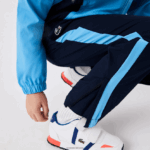 Lacoste אימונית טניס בצבע בלוק ספורט DZ4D0D3186 כחול כהה y25 ילדים - Image 3