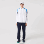 Lacoste אימונית טניס בצבע בלוק ספורט DZ4D0D996 לבן סגול כחול כהה y03 גברים