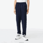 Lacoste אימונית טניס מודפסת ספורטיבית DZ4D0D1172 כחול כהה 423 גברים - Image 2