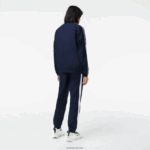 Lacoste אימונית טניס מודפסת ספורטיבית DZ4D0D1172 כחול כהה 423 גברים - Image 3