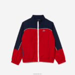 Lacoste אימונית ספורט בלוק צבעוני DZ4D0D3210 אדום כחול כהה 528 בנים - Image 2