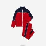 Lacoste אימונית ספורט בלוק צבעוני DZ4D0D3210 אדום כחול כהה 528 בנים