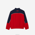 Lacoste אימונית ספורט בלוק צבעוני DZ4D0D3210 אדום כחול כהה 528 בנים - Image 3