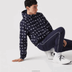 Lacoste אימונית ספורט טניס DZ4D0D1194 לבן כחול כהה r20 גברים