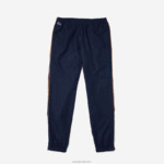 Lacoste אימונית קולורבלוק ממותגת ספורט DZ4D0D1156 לבן כתום כחול כהה 8ty גברים - Image 8