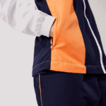 Lacoste אימונית קולורבלוק ממותגת ספורט DZ4D0D1156 לבן כתום כחול כהה 8ty גברים - Image 9