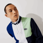 Lacoste אימונית קולורבלוק ספורטיבית DZ4D0D1201 ירוק נייבי כחול לבן cn1 גברים - Image 2