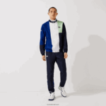 Lacoste אימונית קולורבלוק ספורטיבית DZ4D0D1201 ירוק נייבי כחול לבן cn1 גברים
