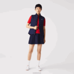 Lacoste אפוד גולף מרופד ספורט DZ4D0D2630 כחול כהה 423 נשים - Image 2