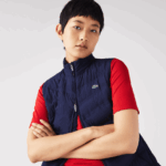Lacoste אפוד גולף מרופד ספורט DZ4D0D2630 כחול כהה 423 נשים