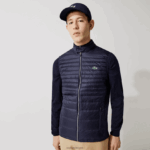 Lacoste אפוד גולף קל משקל עמיד במים ספורט DZ4D0D1309 כחול כהה 5fs גברים
