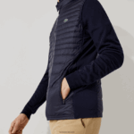 Lacoste אפוד גולף קל משקל עמיד במים ספורט DZ4D0D1309 כחול כהה 5fs גברים - Image 4