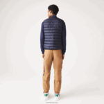 Lacoste אפוד דוחה מים מרופד DZ4D0D1253 כחול כהה hde גברים - Image 3