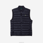 Lacoste אפוד דוחה מים מרופד DZ4D0D1253 כחול כהה hde גברים - Image 5