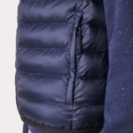 Lacoste אפוד דוחה מים מרופד DZ4D0D1253 כחול כהה hde גברים - Image 7