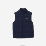Lacoste אפוד דוחה מים DZ4D0D3213 כחול כהה 166 ילדים - Image 4