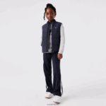 Lacoste אפוד דוחה מים DZ4D0D3213 כחול כהה 166 ילדים - Image 6