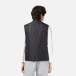 Lacoste אפוד הפיך מרופד ספורט DZ4D0D384 אפור שחור wix גברים - Image 3