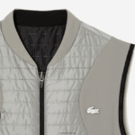 Lacoste אפוד הפיך מרופד ספורט DZ4D0D384 אפור שחור wix גברים - Image 5