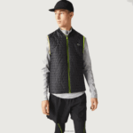 Lacoste אפוד הפיך מרופד ספורט DZ4D0D385 צהוב שחור g65 גברים - Image 7