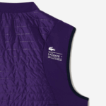 Lacoste אפוד הפיך מרופד ספורט DZ4D0D386 סגול כחול כהה se3 גברים - Image 6