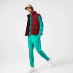 Lacoste אפוד מכסה המנוע מתקפל DZ4D0D1258 בורדו zs1 גברים - Image 2