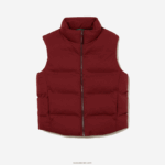Lacoste אפוד מכסה המנוע מתקפל DZ4D0D1258 בורדו zs1 גברים - Image 4