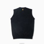 Lacoste אפוד סוודר קשמיר DZ4D0D1543 שחור 031 גברים - Image 2