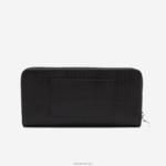 Lacoste ארנק גדול מעור פיקה עם רוכסן chantaco DZ4D0D2891 שחור 000 נשים - Image 2