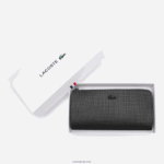 Lacoste ארנק מעור פיקה מט רוכסן שאנטאקו DZ4D0D2827 שחור 000 נשים - Image 4