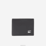 Lacoste ארנק מתקפל חריץ כרטיס פנימי DZ4D0D1994 שחור 000 גברים